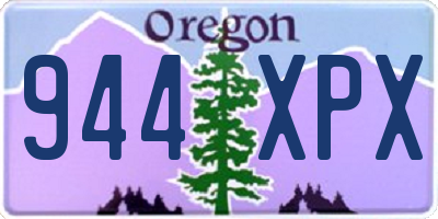 OR license plate 944XPX