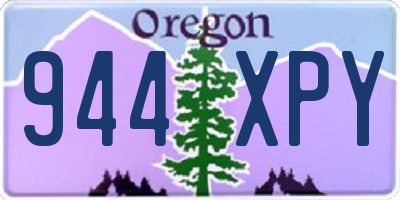 OR license plate 944XPY