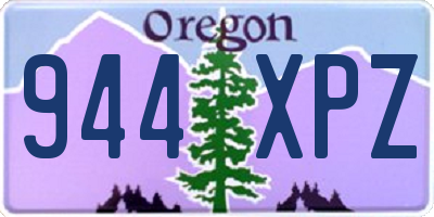 OR license plate 944XPZ
