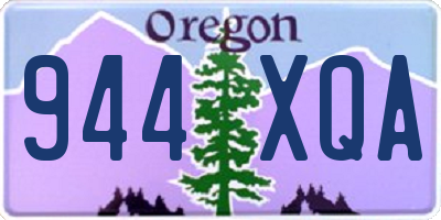 OR license plate 944XQA