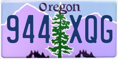 OR license plate 944XQG