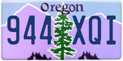 OR license plate 944XQI