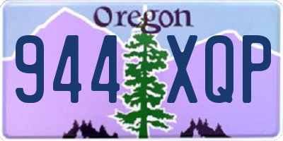 OR license plate 944XQP