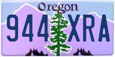 OR license plate 944XRA