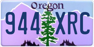 OR license plate 944XRC
