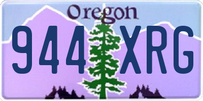 OR license plate 944XRG