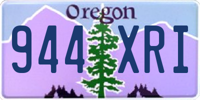 OR license plate 944XRI