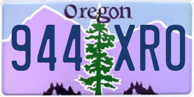 OR license plate 944XRO