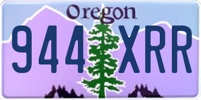 OR license plate 944XRR