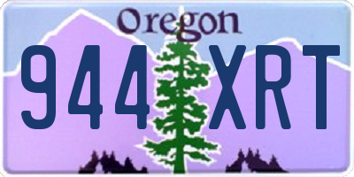 OR license plate 944XRT