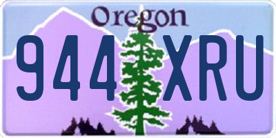 OR license plate 944XRU