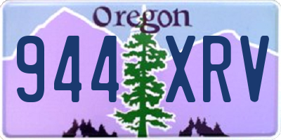 OR license plate 944XRV