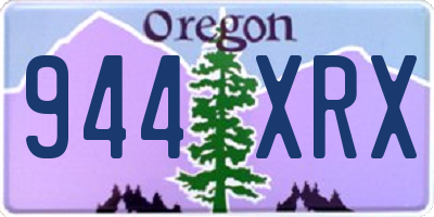 OR license plate 944XRX