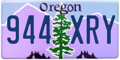 OR license plate 944XRY