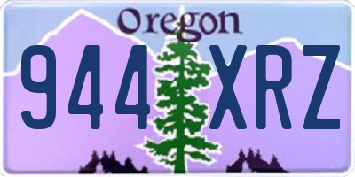 OR license plate 944XRZ