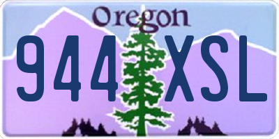 OR license plate 944XSL