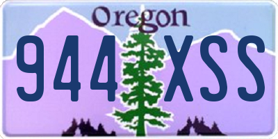 OR license plate 944XSS