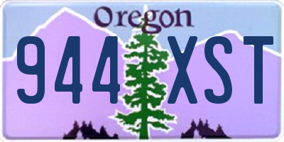 OR license plate 944XST