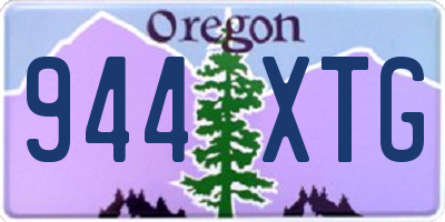 OR license plate 944XTG