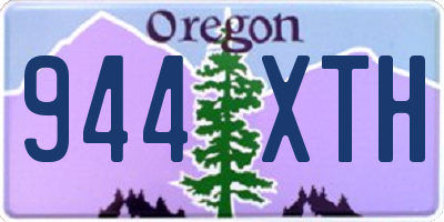OR license plate 944XTH