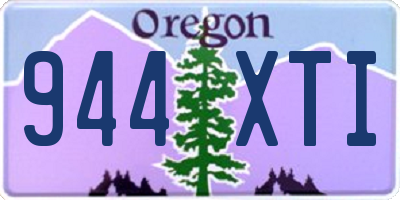 OR license plate 944XTI