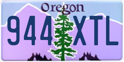 OR license plate 944XTL