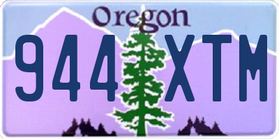 OR license plate 944XTM