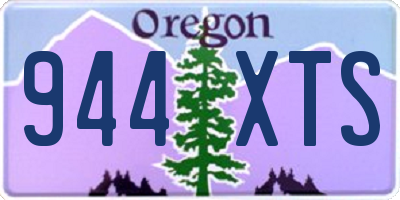 OR license plate 944XTS