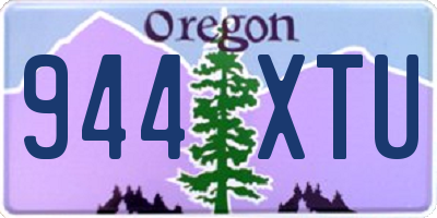 OR license plate 944XTU
