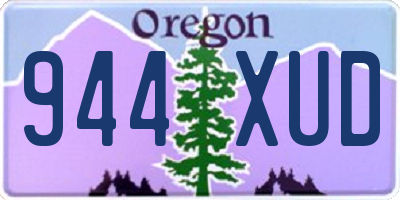 OR license plate 944XUD