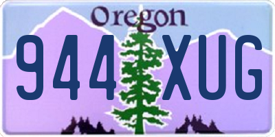 OR license plate 944XUG