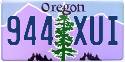 OR license plate 944XUI