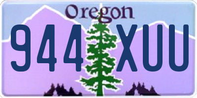 OR license plate 944XUU