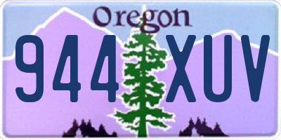 OR license plate 944XUV