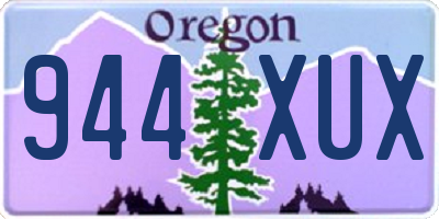 OR license plate 944XUX