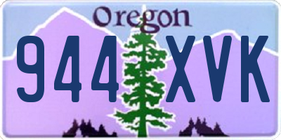 OR license plate 944XVK
