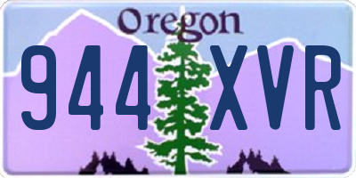 OR license plate 944XVR