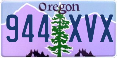 OR license plate 944XVX