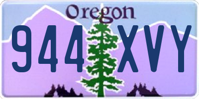 OR license plate 944XVY