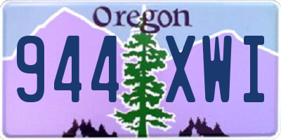 OR license plate 944XWI