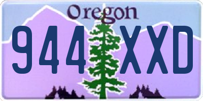 OR license plate 944XXD