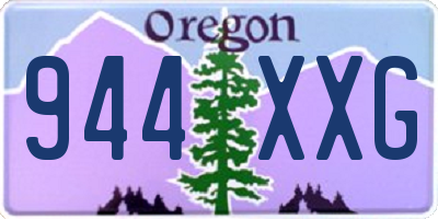 OR license plate 944XXG