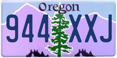 OR license plate 944XXJ
