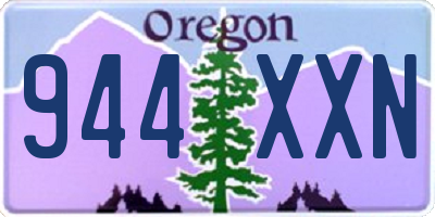 OR license plate 944XXN