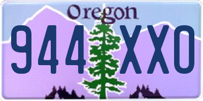 OR license plate 944XXO