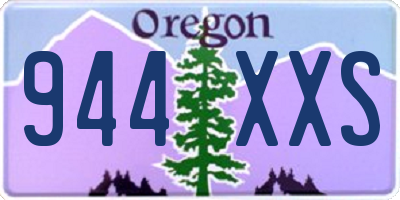 OR license plate 944XXS