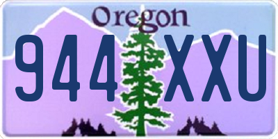 OR license plate 944XXU