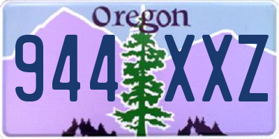 OR license plate 944XXZ