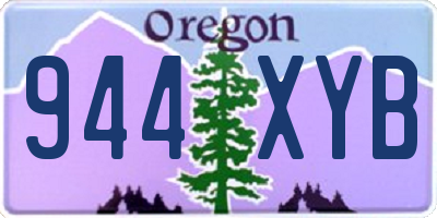OR license plate 944XYB