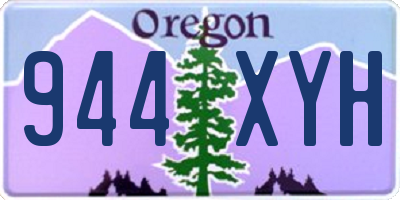 OR license plate 944XYH